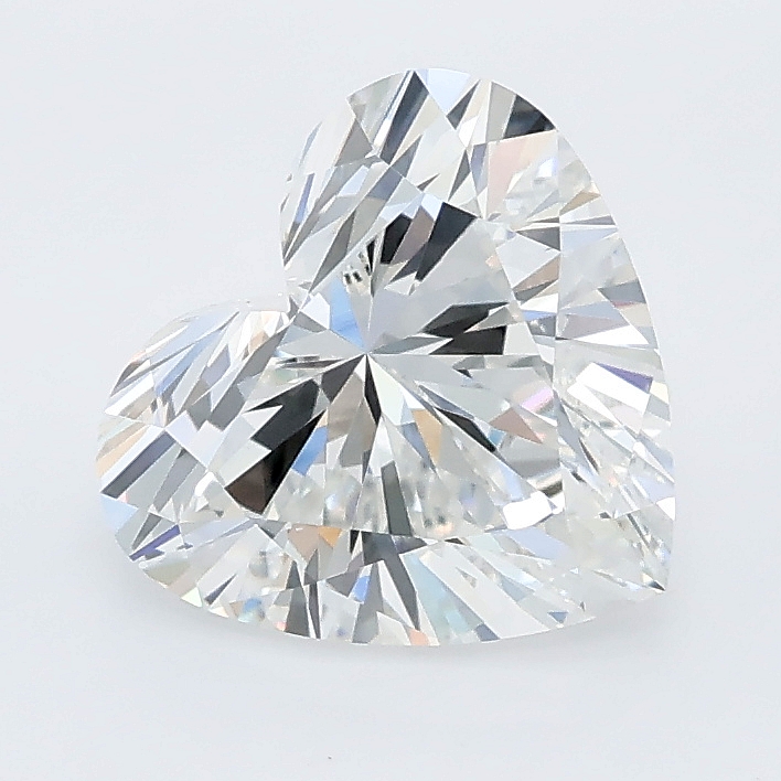 2.10ct Heart lab grown diamond