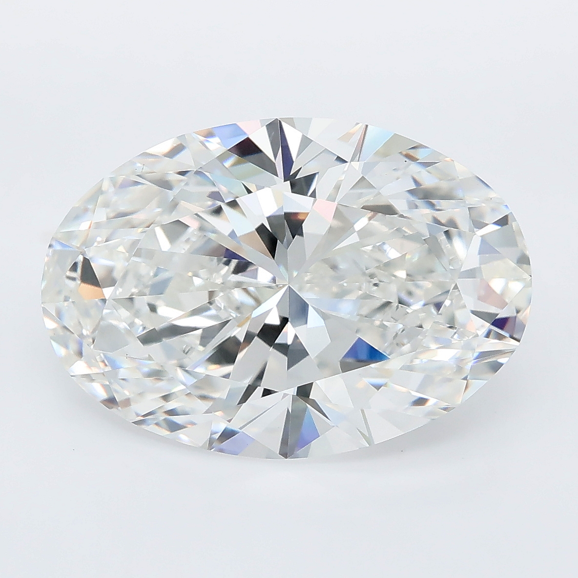 8.04ct Oval lab grown diamond