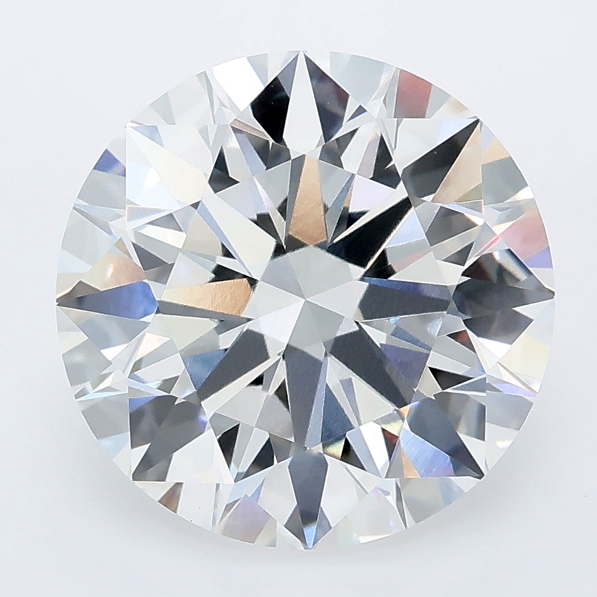 6.08ct Round lab grown diamond