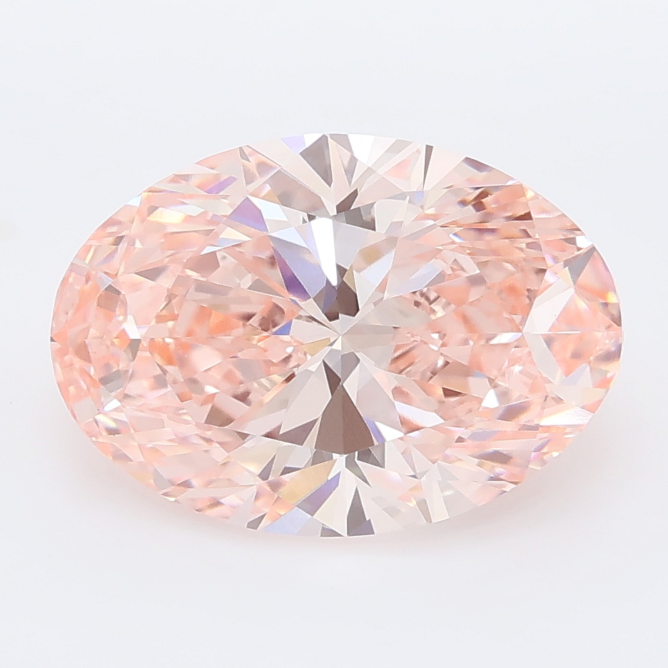 4.40ct Oval lab grown diamond