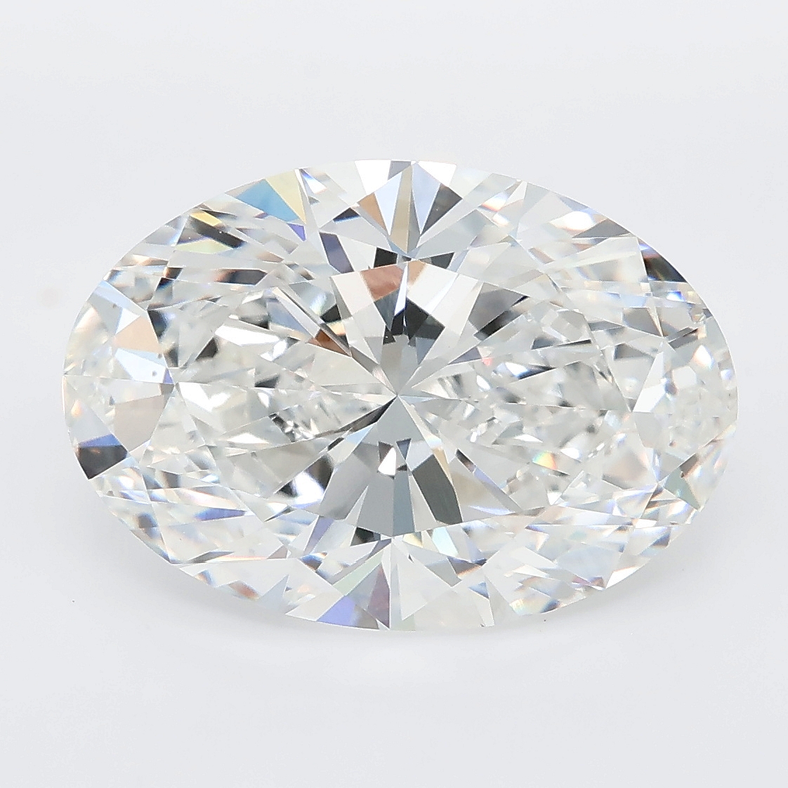 7.08ct Oval lab grown diamond