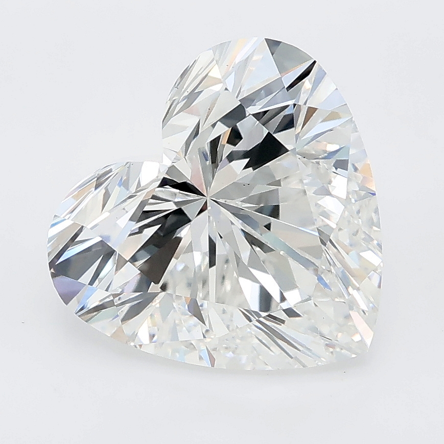 4.22ct Heart lab grown diamond