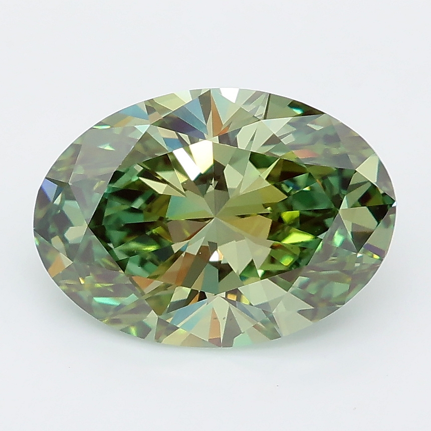 3.08ct Oval lab grown diamond