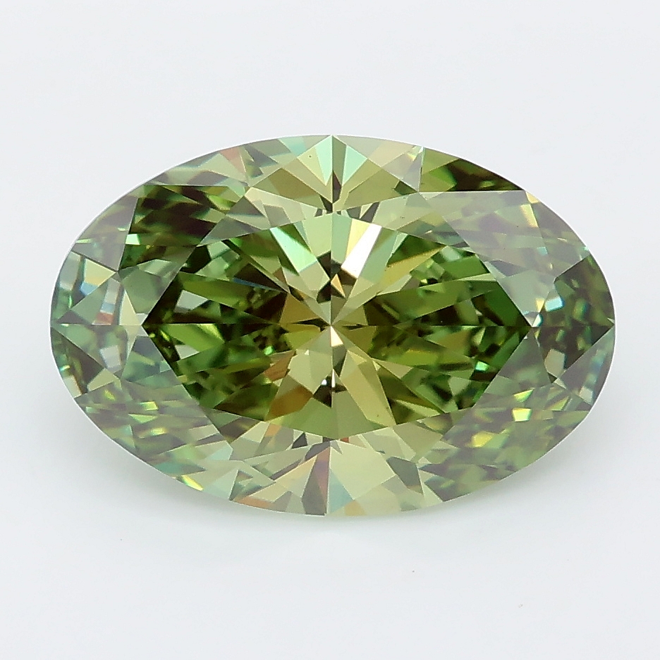 3.91ct Oval lab grown diamond