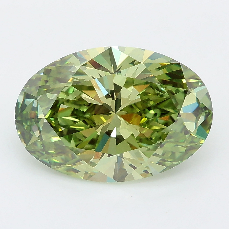 4.13ct Oval lab grown diamond