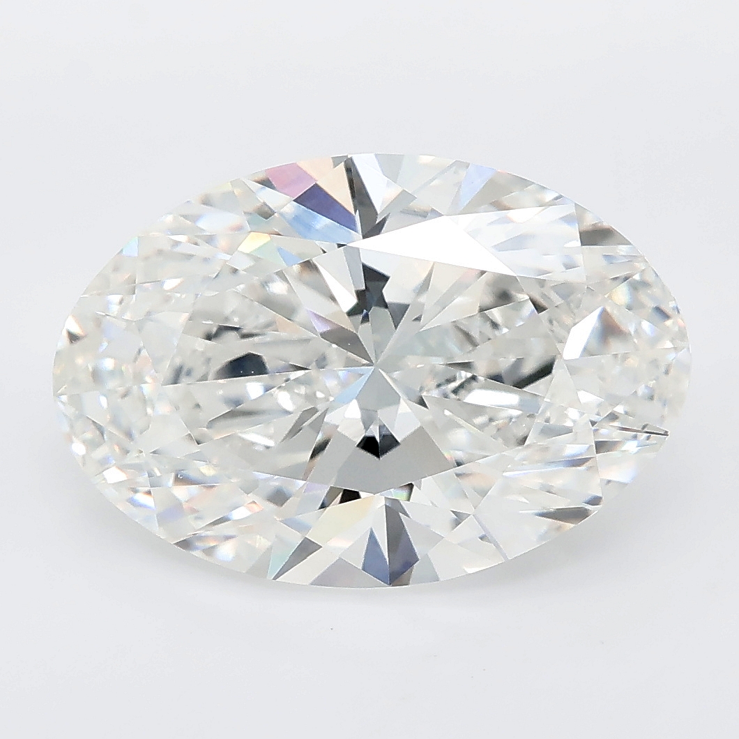 6.04ct Oval lab grown diamond