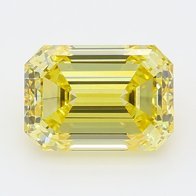 1.96ct Emerald lab grown diamond