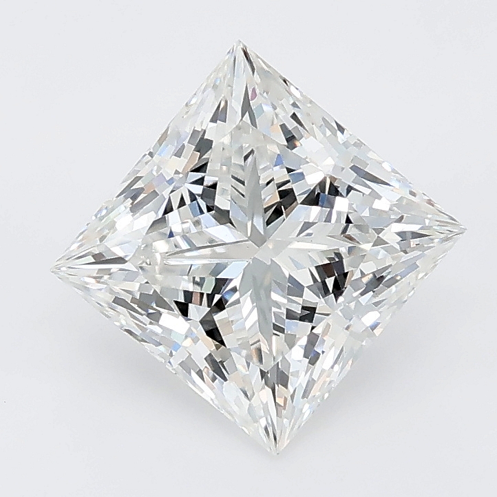 2.07ct Princess lab grown diamond