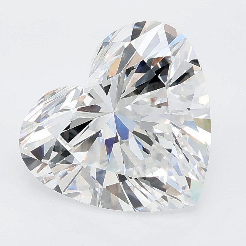 4.07ct Heart lab grown diamond