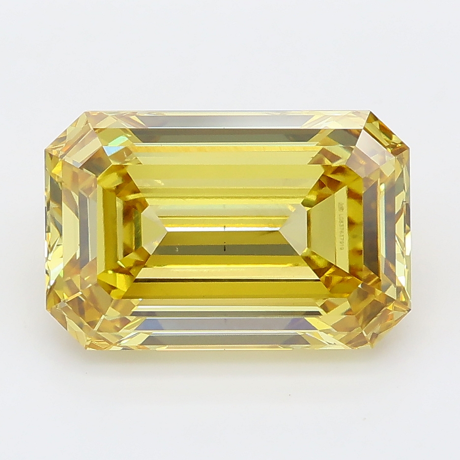 4.58ct Emerald lab grown diamond