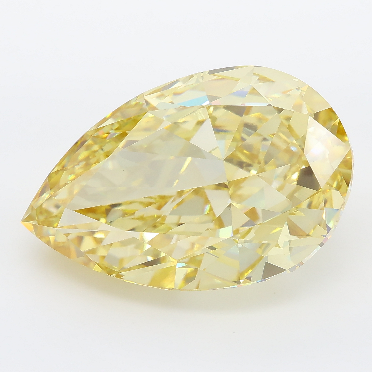 20.16 ct Pear lab grown diamond VVS2