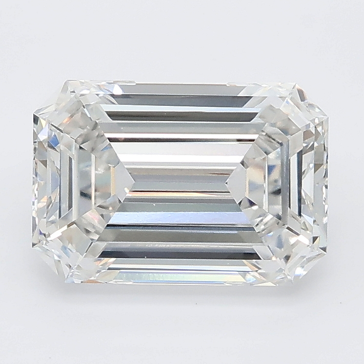 2.77 ct Emerald lab grown diamond F VVS2
