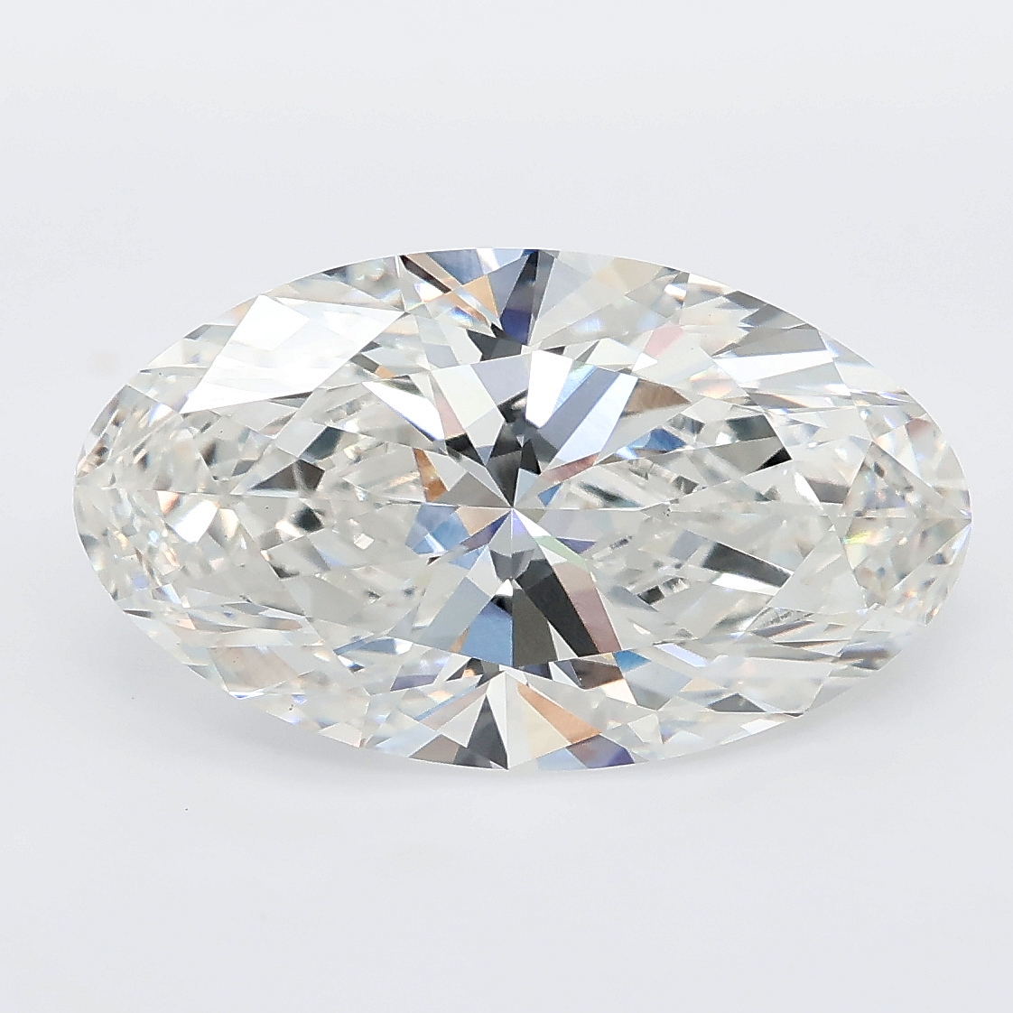 5.29 ct Moval Cut lab grown diamond F VS1
