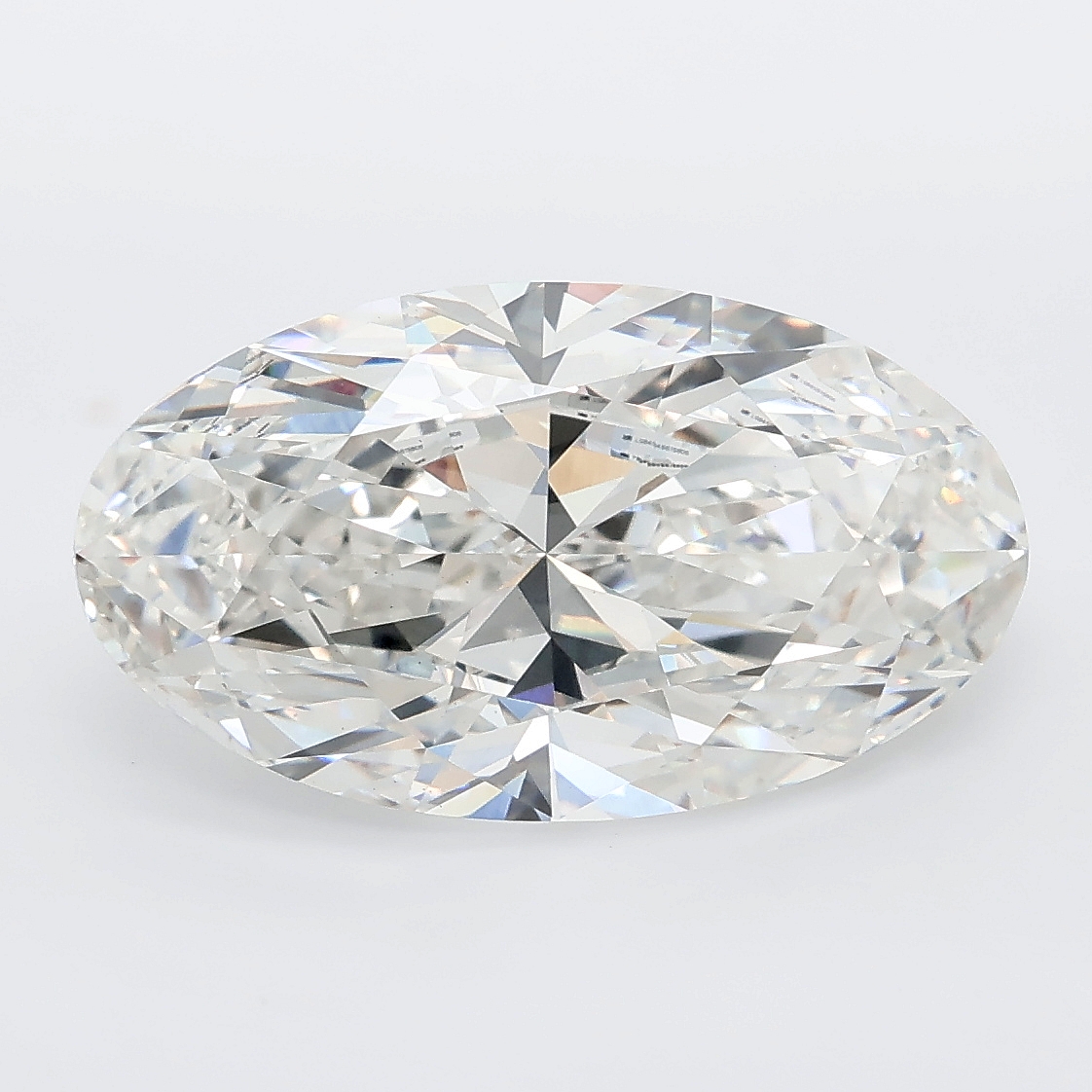 5.04 ct Moval Cut lab grown diamond F VS1