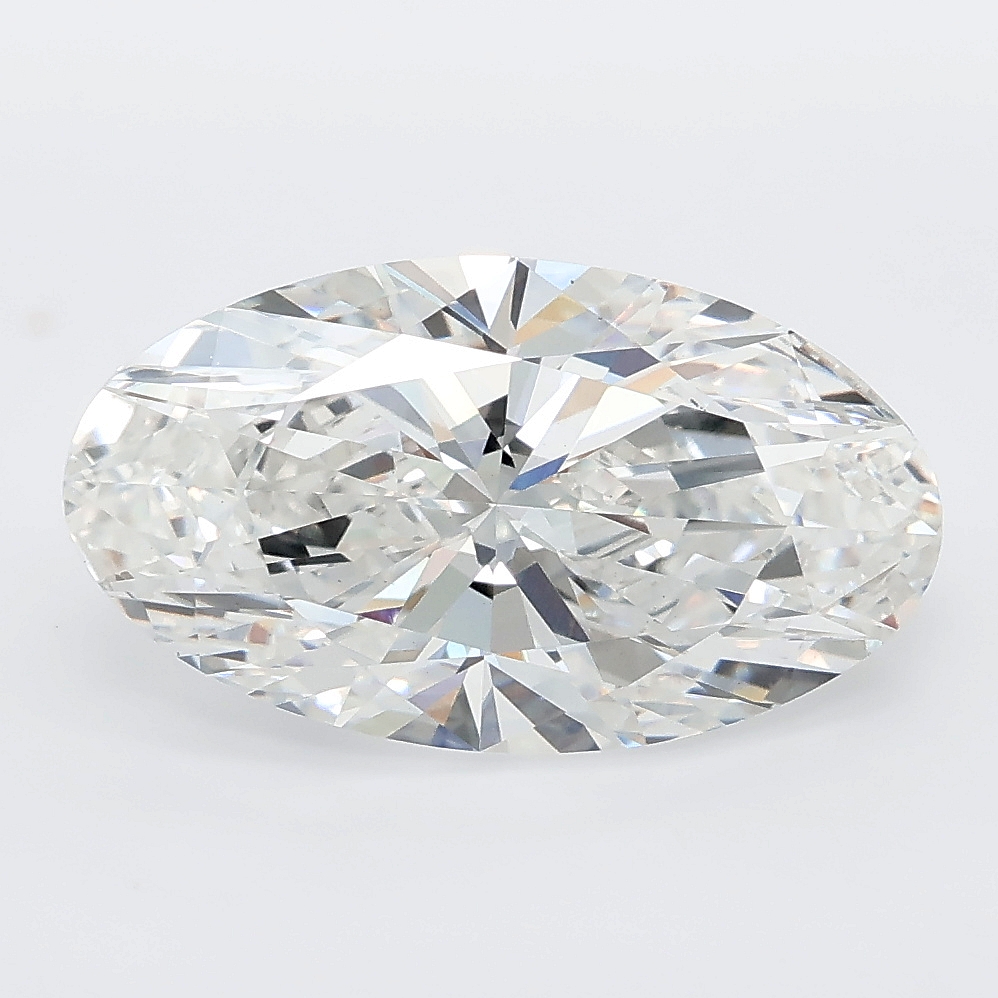 3.58 ct Moval Cut lab grown diamond E VS1