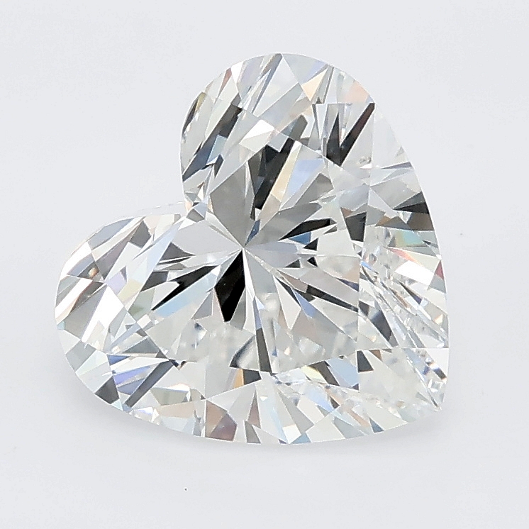 2.49 ct Heart lab grown diamond E VVS2