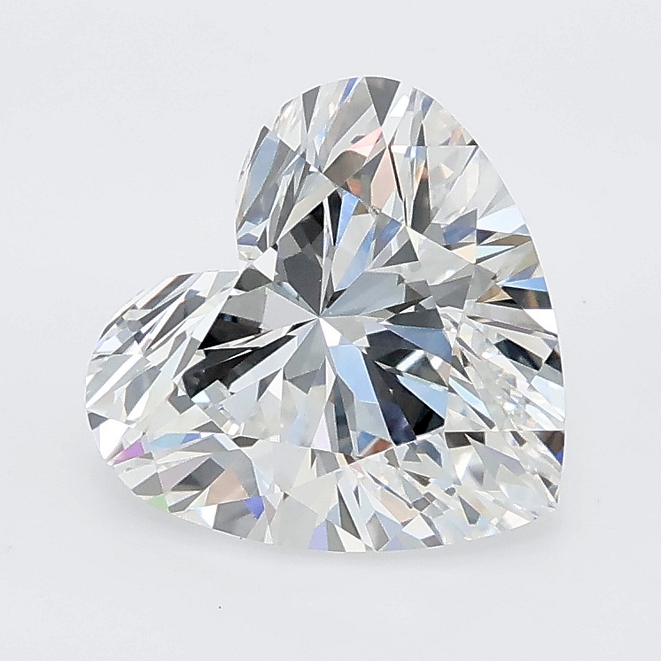 2.30 ct Heart lab grown diamond D VVS2