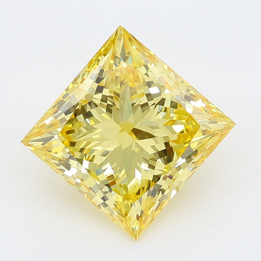 2.98 ct Princess lab grown diamond VVS2