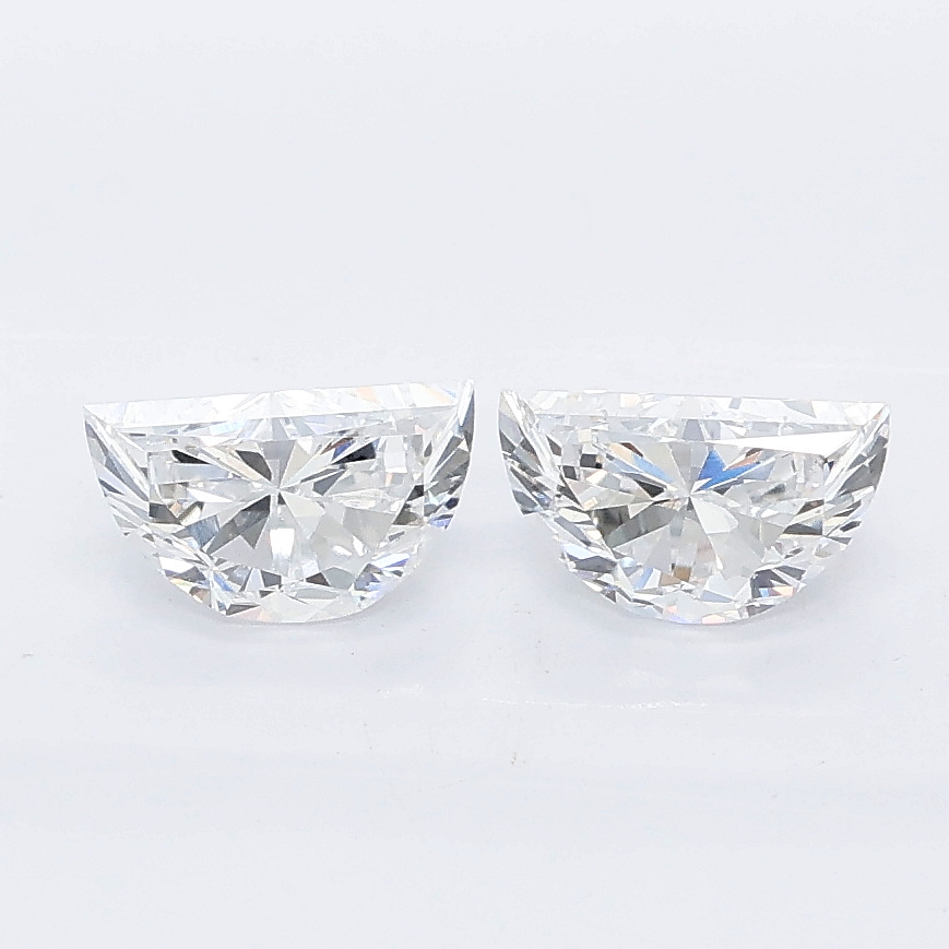 0.81ct Half moon lab grown diamond