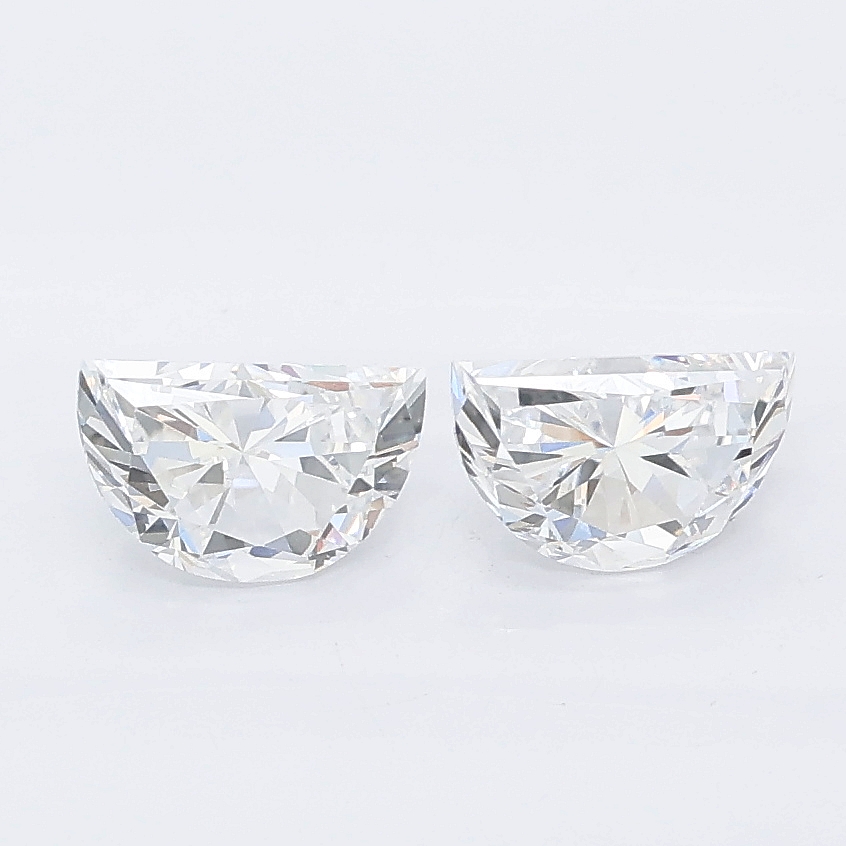 0.85ct Half moon lab grown diamond