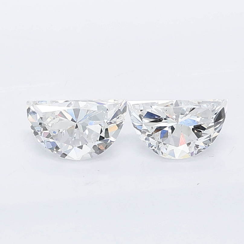 0.62ct Half moon lab grown diamond