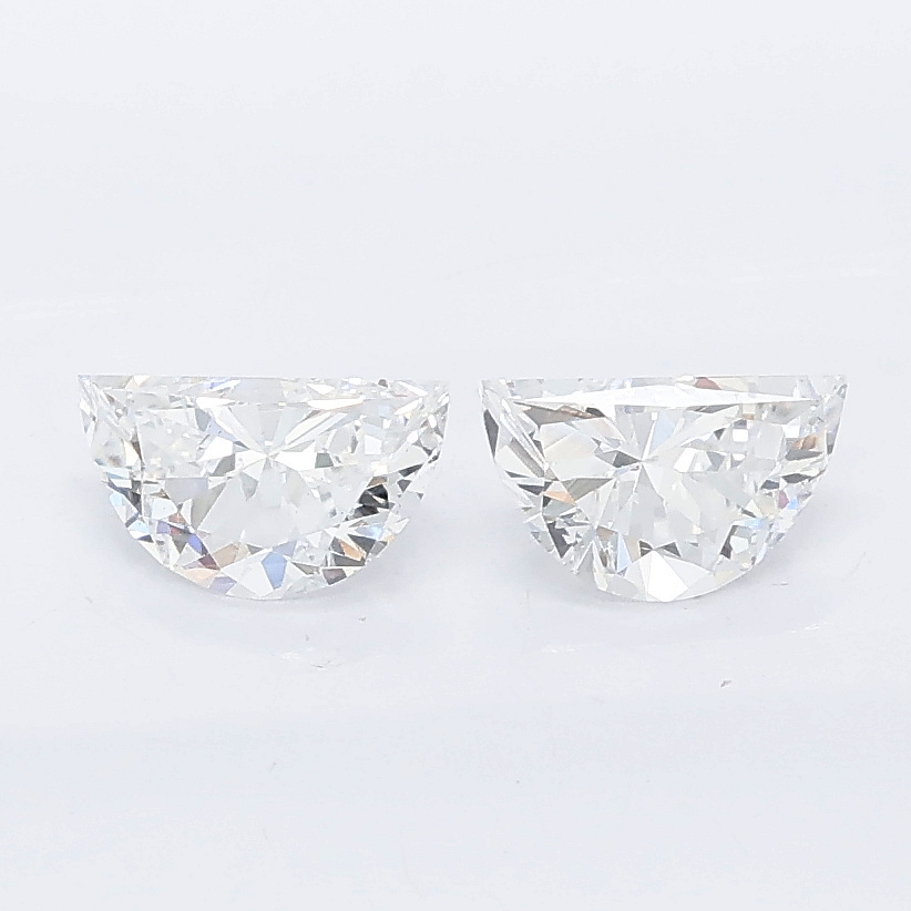 0.62ct Half moon lab grown diamond