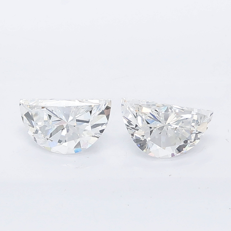 0.78ct Half moon lab grown diamond