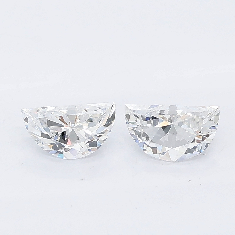 0.60ct Half moon lab grown diamond
