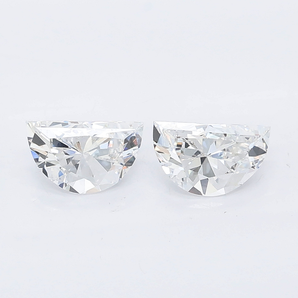 0.97ct Half moon lab grown diamond