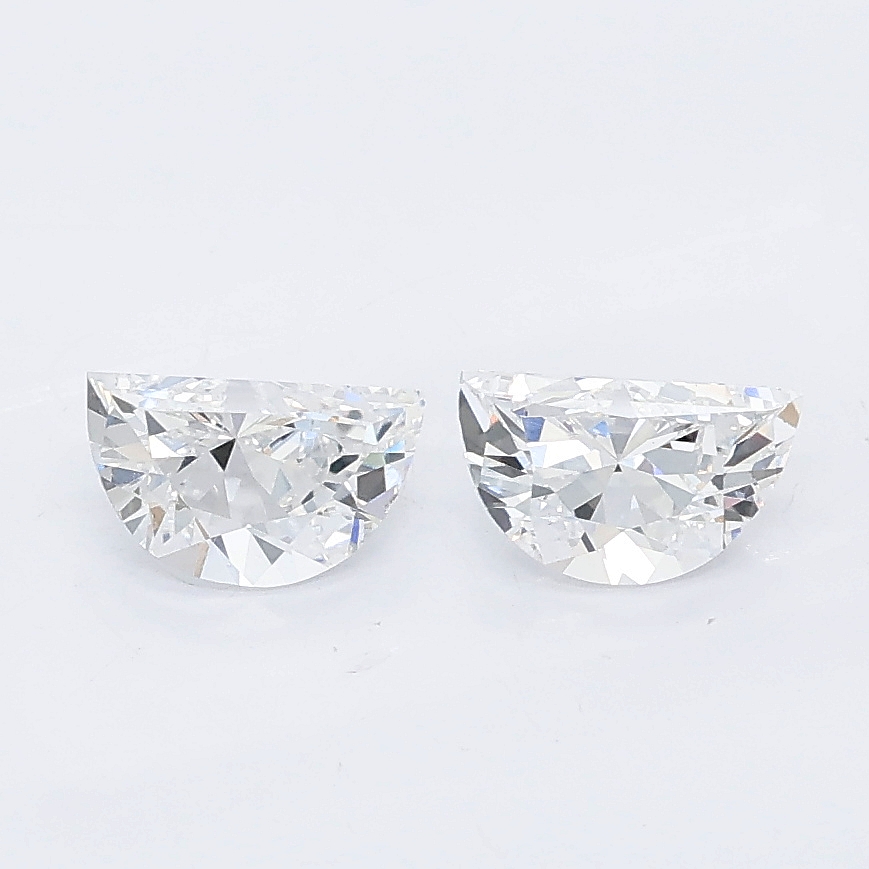 0.71ct Half moon lab grown diamond