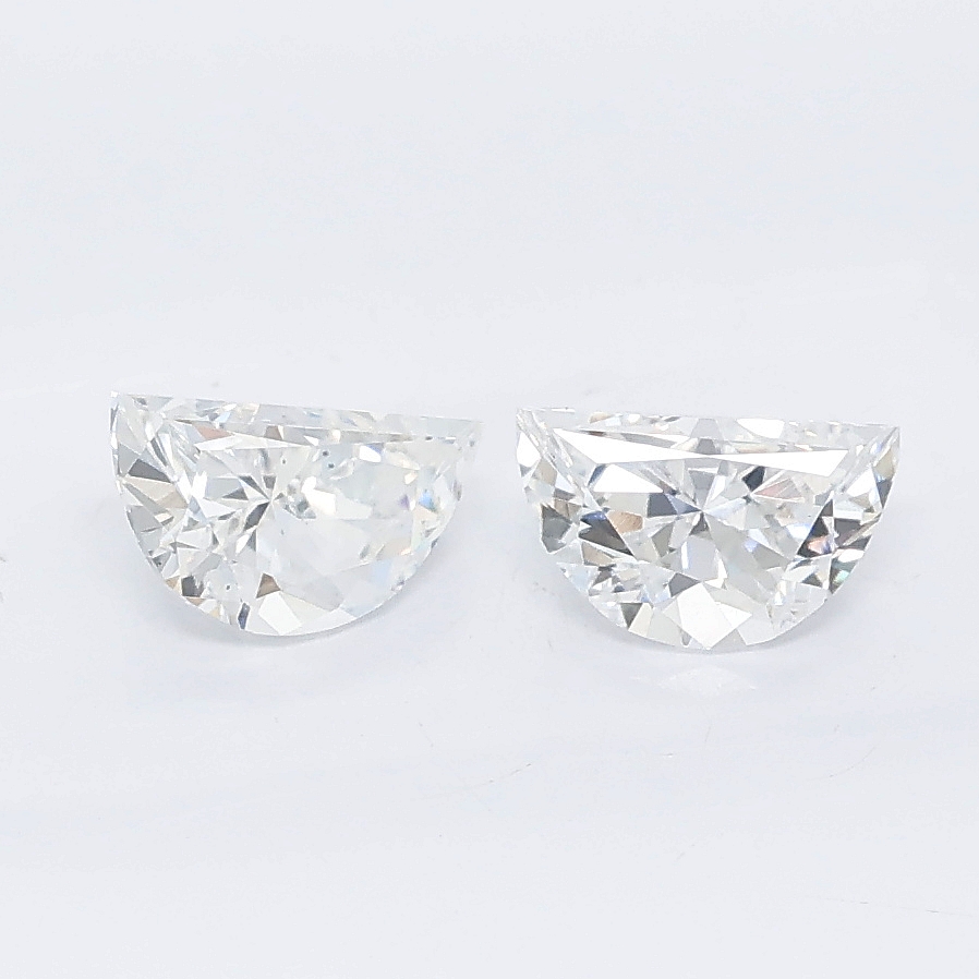 0.81ct Half moon lab grown diamond