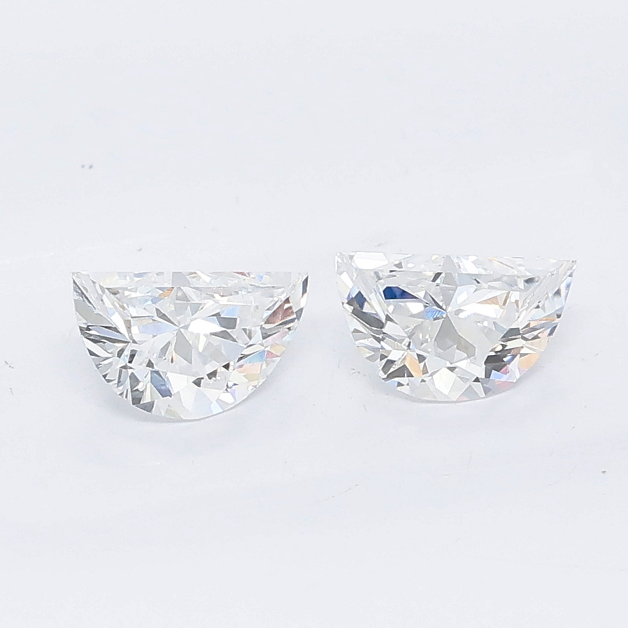 0.76ct Half moon lab grown diamond