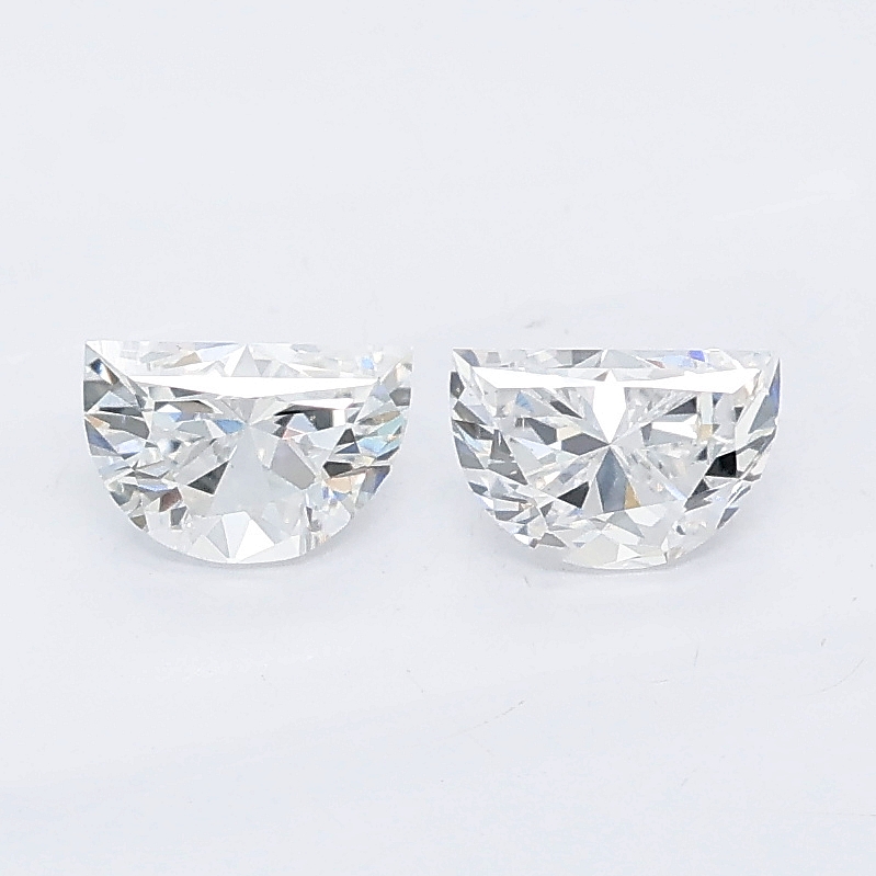 0.60ct Half moon lab grown diamond