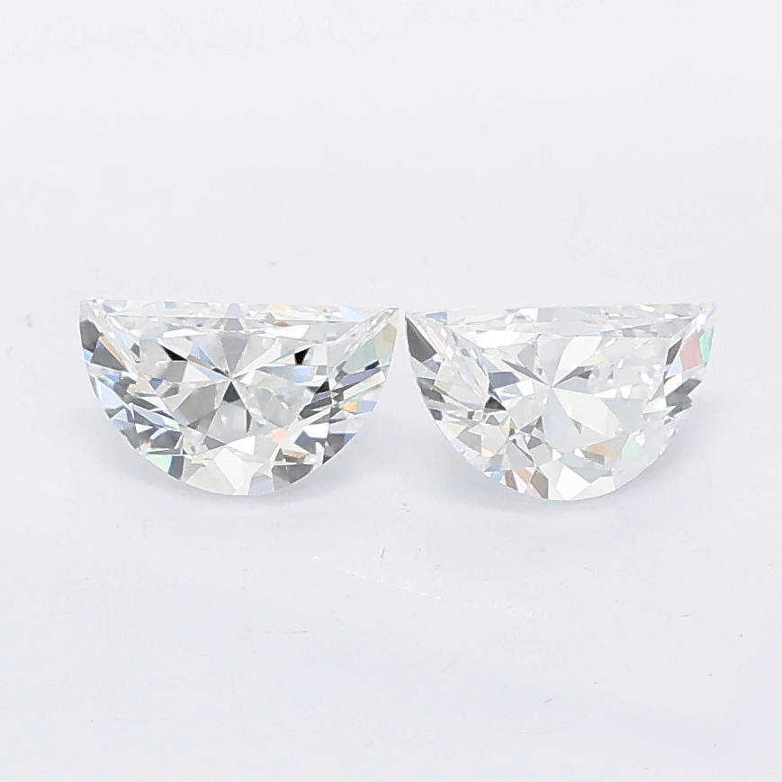 0.79ct Half moon lab grown diamond