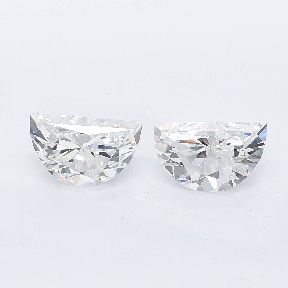 0.97ct Half moon lab grown diamond