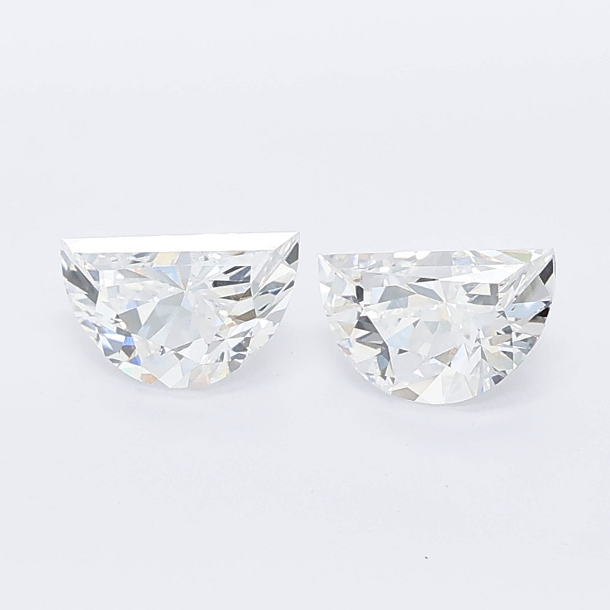 0.82ct Half moon lab grown diamond