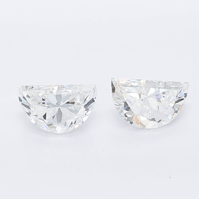 0.61ct Half moon lab grown diamond