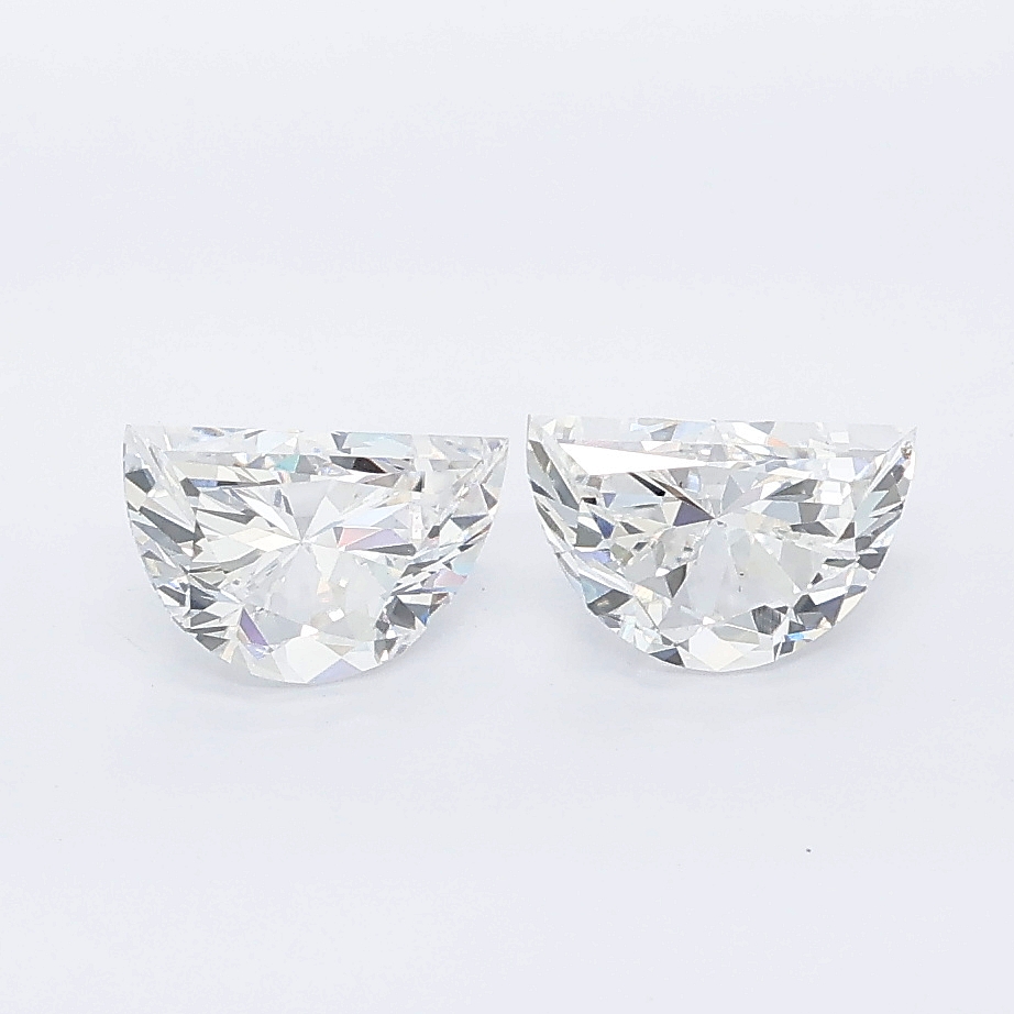 0.85ct Half moon lab grown diamond