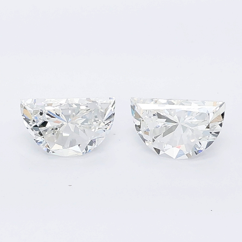0.51ct Half moon lab grown diamond