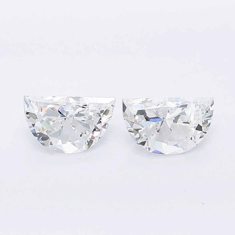 0.58ct Half moon lab grown diamond