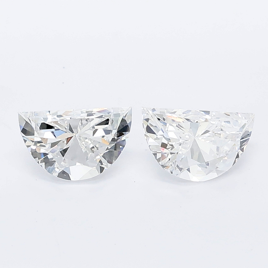 0.99ct Half moon lab grown diamond