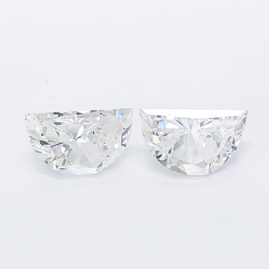 0.82ct Half moon lab grown diamond