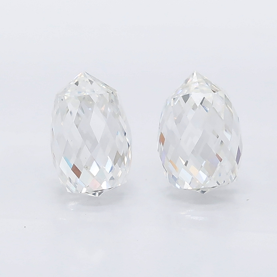 1.46ct Briolette lab grown diamond