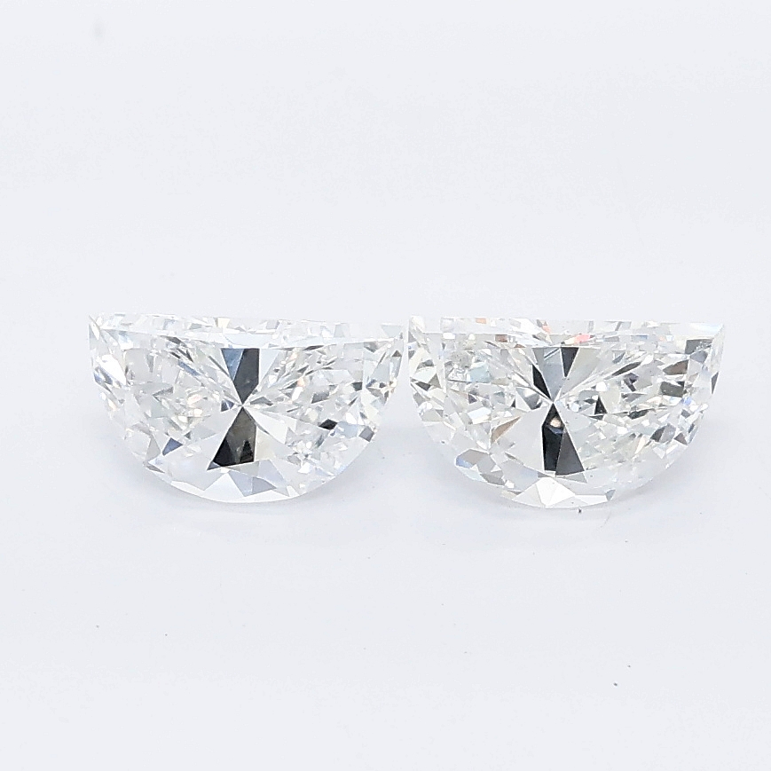0.71ct Half moon lab grown diamond